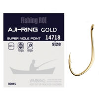 Крючки Fishing ROI aji-ring gold №6