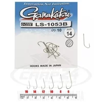 Крючок Gamakatsu LS-1053B RING EYE № 10 10шт