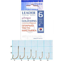 Крючок Leader GOLD WING Размер: 16