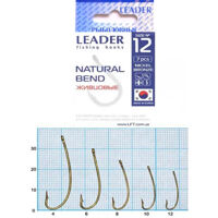 Крючок Leader NATURAL BEND NICKEL-BRONZE Размер: 10