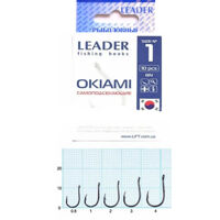 Крючок Leader OKIAMI BN Размер: 4