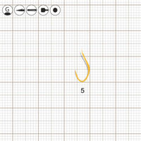 Гачок Scorpion AJI DOUSKI-F 5 color G 10шт