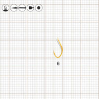 Гачок Scorpion AJI DOUSKI-F 6color G 10шт