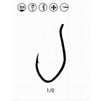 Крючок Scorpion CATFISH-R 1/0 color BN 10шт
