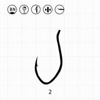 Крючок Scorpion CATFISH-R 2 color BN 10шт