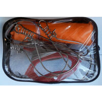 Кукан трос 5 карабінів із поплавком у чохлі