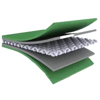 Латка ПВХ 10х10 см Kolibri сіра