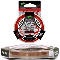 Жилка Intech Khaki Ice Line red-brown 30m (0.08mm, 0.6kg)