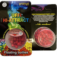 Плаваюча насадка LEVEGO "FORWARD" Puffi Hi-Attract Полуниця 5-7мм