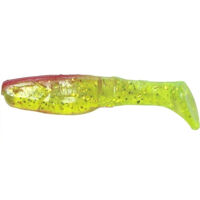 Manns Predator 1 М-026 BR MFCH червона спина, прозорий салатовий з блискіткою 30мм 20шт/уп