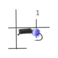 Мормишка вольфрамова"Кошачий глаз" гвоздик d2,5мм блакитний Вага: 0.65 г №104