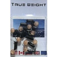 Мормишка вольфрамова"Кошачий глаз" гвоздик d2,0мм червоний Вага: 0.45 г №102