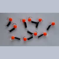 Мормишка вольфрамова ЯДРЕНЕ ОЧЕ d1.5мм ПОРАЖОВИЙ НЕОН Вага: 0.40г