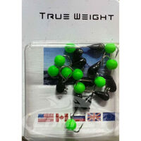 Морм. Вольф."Крапля" True Weight Ядрене Око Зелений Неон d2,5мм Вага: 0.40 г №184