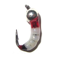 Мормишка вольфрамова Strike Рубін white-red (#12, вага: 0,63г) №28