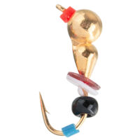 Мормишка вольфрамова Flagman "Самка мурашки з вушком паєтки i кембрик" d=3.0 золото №27