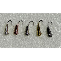 Мормишка вольфрамова Личинка S гач.Daiichi №16 чорний нікель (Вага: 0,60г) №3