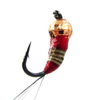 Мормишка вольфрамова Strike мідь Perdigon Red (#14, вага: 0,35г) №8