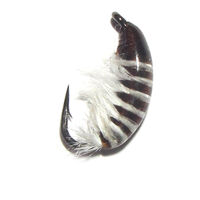 Мормишка бокоплав Strike UV Shrimp Vakcina - Brown [Коричневий] (#10, вага: 0,2г, 1,4см) №39