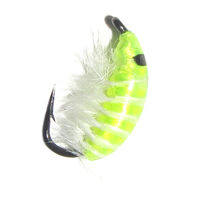 Мормишка бокоплав Strike UV Shrimp Vakcina - Chartreuse [Салатовий] (#10, вага: 0,2г, 1,4см) №40