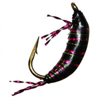 Мормишка імітація рачка бокоплава UV Shrimp 3D - Black [Чорний] (#14, вага: 0,20г, 1см) №58