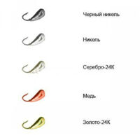 Мормишка вольфрамова Уралка 3,0мм гачок Daiichi №14 золото (Вага: 0,70г) №6