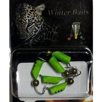 Стовпчик зі спилом кольоровий з кулькою Ø 3 зелений Вага: 0.8 г №44