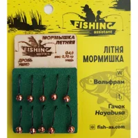 Блешня вольфрамова літня Дроб вушко 0,70 гр колір: мідь