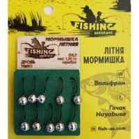 Блешня вольфрамова літня Дроб вушко 1,30 гр колір: срібло