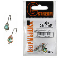 Мормышка свинцовая GSTREAM ТИП 37 Глаз Ф8 + камень 0.75 гр 8 мм (поштучно)