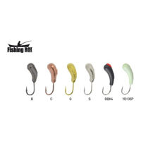 Мормишка вольфрамова Fishing ROI Уралка з отвором 2,5mm 0,58gr DBK4  ( №33 )