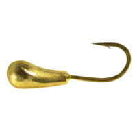 Мормишка вольфрамова Shark Ломанний черевик 0,3г диам. 2,5 мм гачок D18 гальваніка к:золото №88