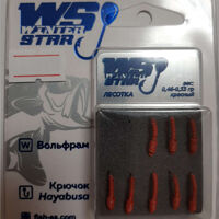 Мормишка вольфрамова Winter Star Лісотка 0,46-0,53 гр колір: червоний