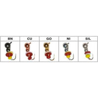 Мураха W Spider вушко (безмотилка) оснащена паєтками та бісером колір CU 3мм гачок Maruto (Вага: 0,35г) №44 (за 1шт)