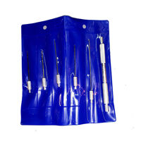 Набір короповий: 5 інструментів + метал ручка синя упаковка GZ-09