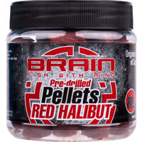 Пелети Brain Red Halibut Pre drilled 20mm 250g