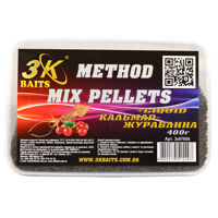 Пеллетс Method mix 3KBaits (кальмар-журавлина), 400г