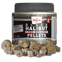 Насадочний пелетс Carp Zoom Pre-Drilled Black Halibut Pellets 15mm, 120g