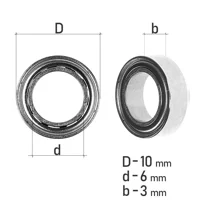 Підшипник Kalipso KSC 6*10*3mm