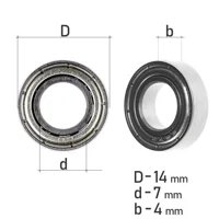 Підшипник Kalipso KSC 7*14*4mm