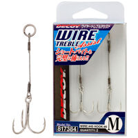 Поводок Decoy WA-21 Wire Treble Assist S, 2 шт/уп