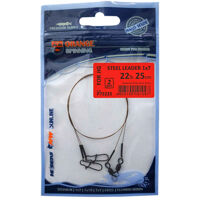 Повідець Ukrspin Orange Spinning плетений сталь AFW 1х7 20см 18кг(40lb)/0.38мм (2шт/уп)