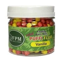 Тісто повітряне FPM Baits® Puffi Mini Fluo 25 г у банці Vanilla Ваніль Мікс