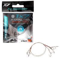 Поводок с двойником #2 Flagman X7 10кг 25см