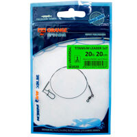 Поводок UKRSPIN Orange Spinning титан 1x7 14см 3кг(6lb)/0.24мм