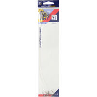 Поводок Zeox флюорокарбон 25см 0.40мм 10кг