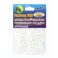 Плаваюча ароматизована наживка Fishig Roi натур білий midi (уп20шт)