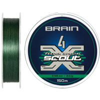 Шнур Brain Scout 4X 150m (deep green) 0.148mm 8.6kg