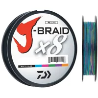 Шнур Daiwa J-Braid X8 150m Multi Color 12.0kg 0.18mm 1.5