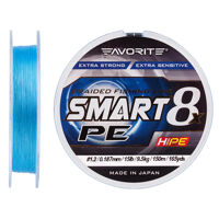 Шнур Favorite Smart PE 8x 150м (sky blue) #0.8/0.153mm 10lb/6.8kg